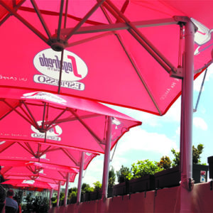 Taverna Seitenarmschirm ALLOVER Druck