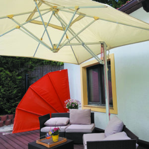 Taverna Seitenarmschirm BEIGE