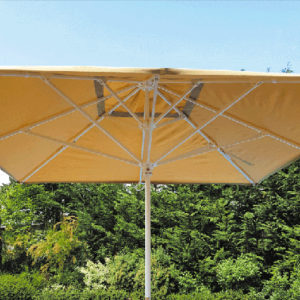 GROSS-Schirm STRATO Serie 3,6m x 3,6m CAPPUCCINO
