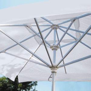 GROSS - Schirm STRATO Serie 3m x 3m WEISS